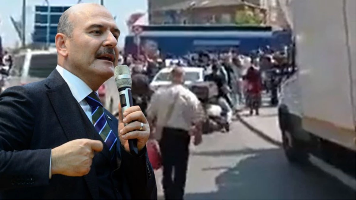 Yer: Gazi Mahallesi! Bakan Soylu'nun CHP standındakilere söyledikleri sonrası ortalık karıştı