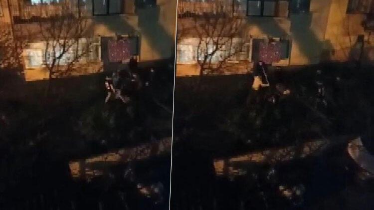 Yer: İstanbul! Mahalleliden hırsızlık şüphelisine feci dayak