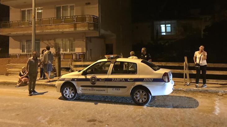 Yıkılma tehlikesi olan bina tahliye edildi