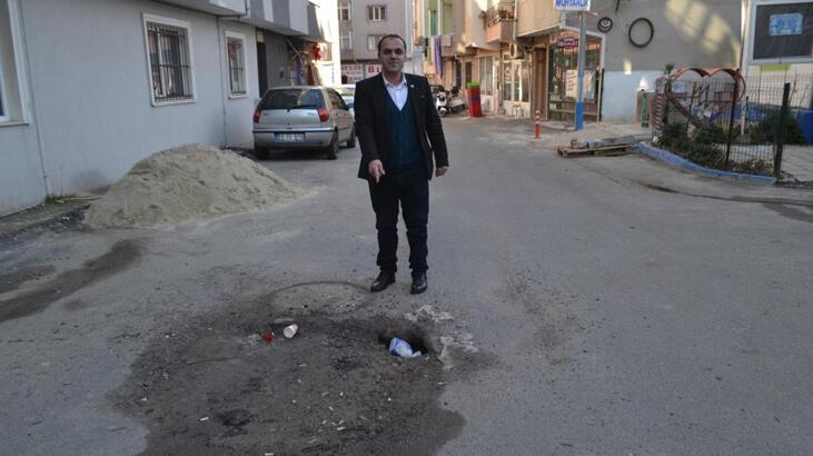 Yol çöktü, evi fareler bastı! Mahalleli isyan etti
