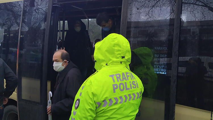 ‘Yolcular geç kalmıştı o yüzden aldım’ diyen sürücüye ceza!