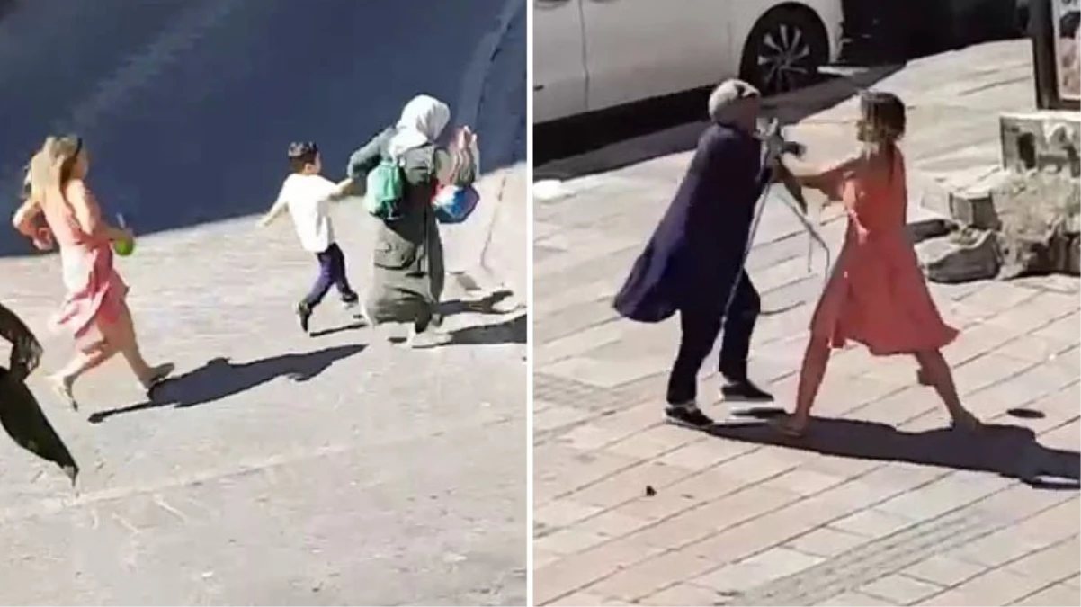 Yoldan geçen başörtülü kadınlara saldıran kadın tutuklandı