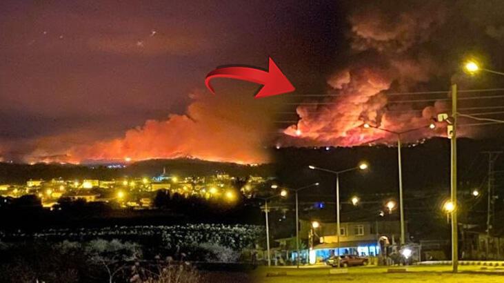 Yunanistan'daki yangın sınır köylerine dayandı