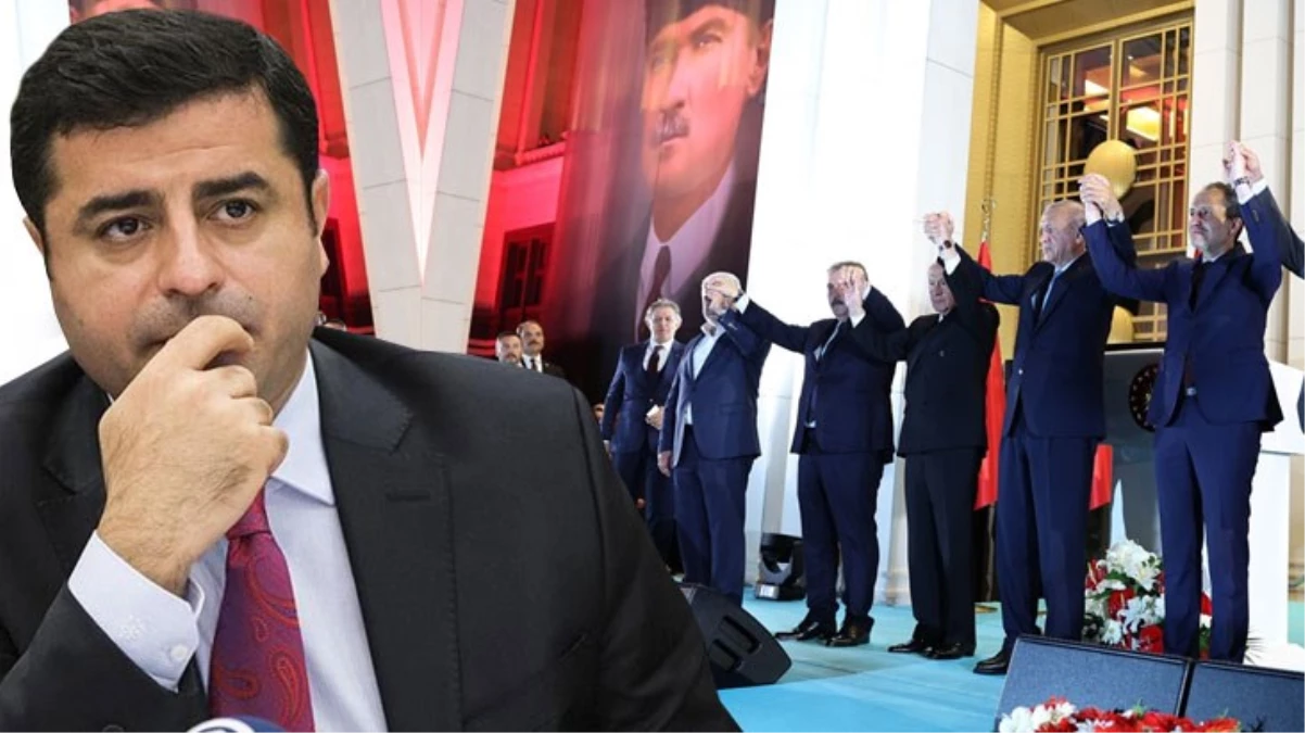 Zekeriya Yapıcıoğlu ile Mustafa Destici'nin el ele poz vermesi Demirtaş'ı rahatsız etti