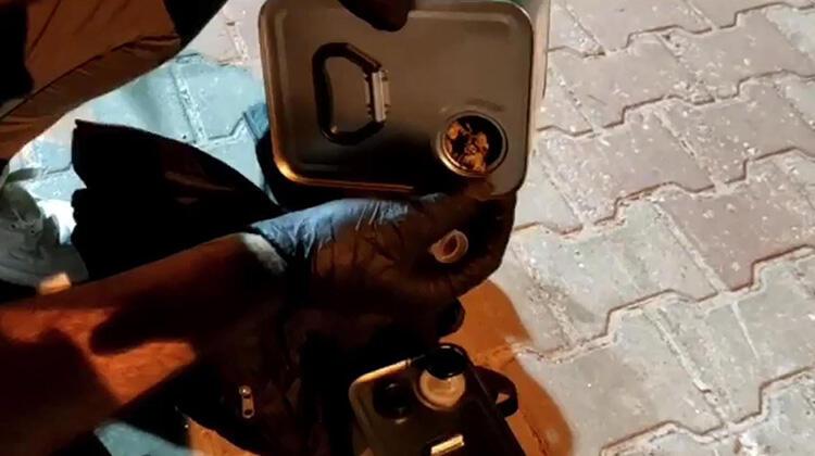 Zeytinyağı tenekesinden uyuşturucu çıktı!